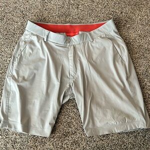 Redvanly light gray golf shorts - small